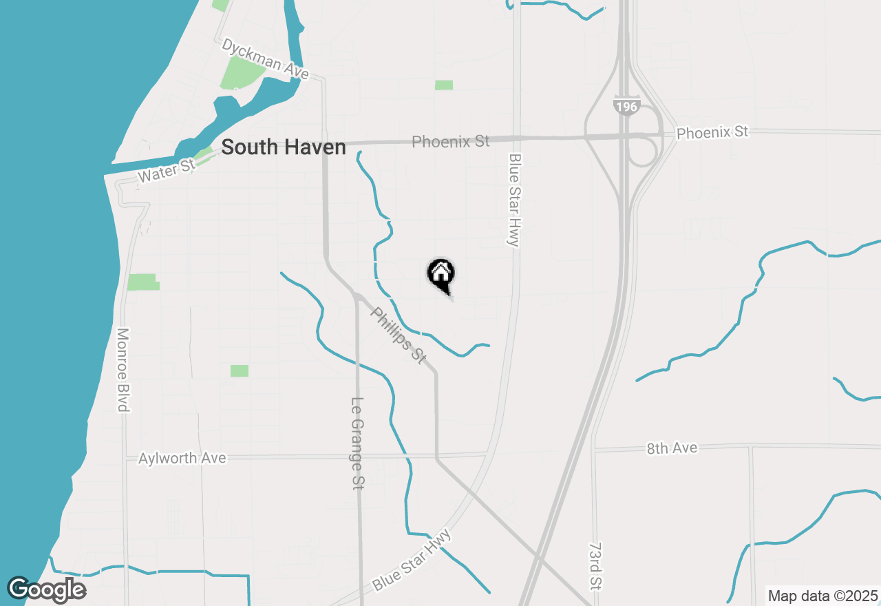 Map of 900 South Haven Place, South Haven, MI 49090