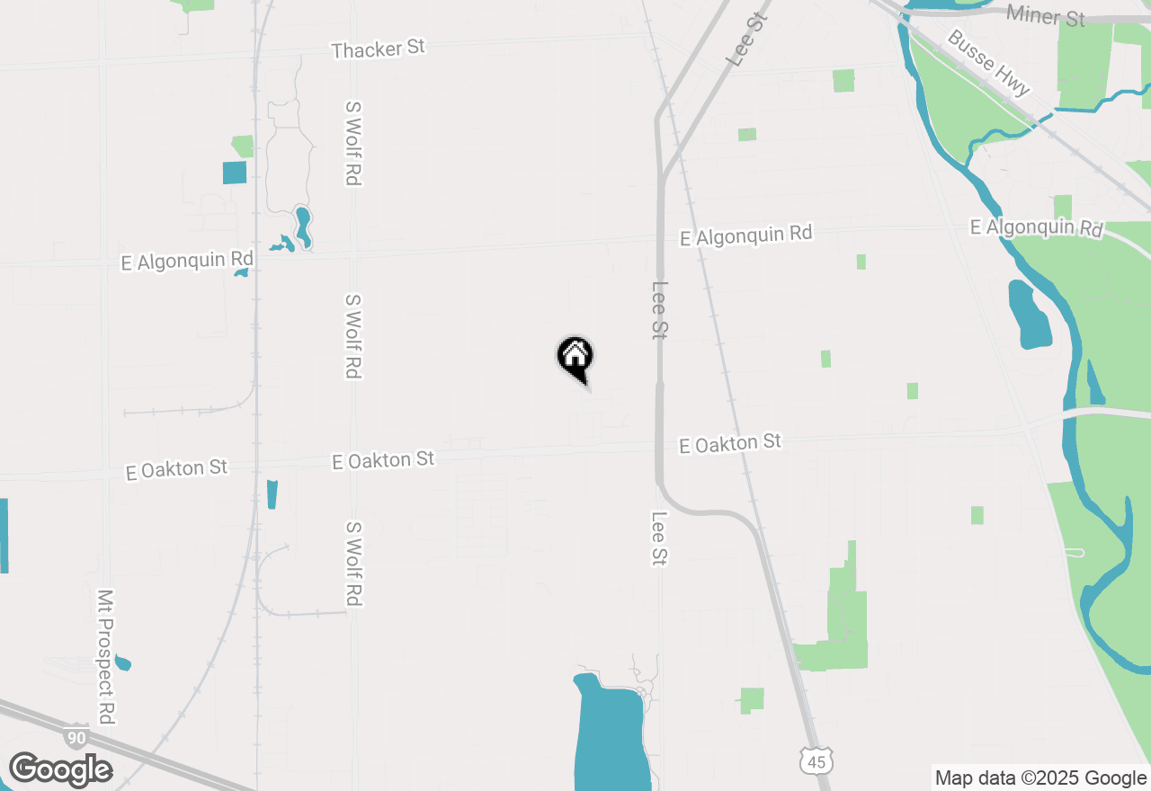 Map of 1037 Wren Road, Des Plaines, IL 60018