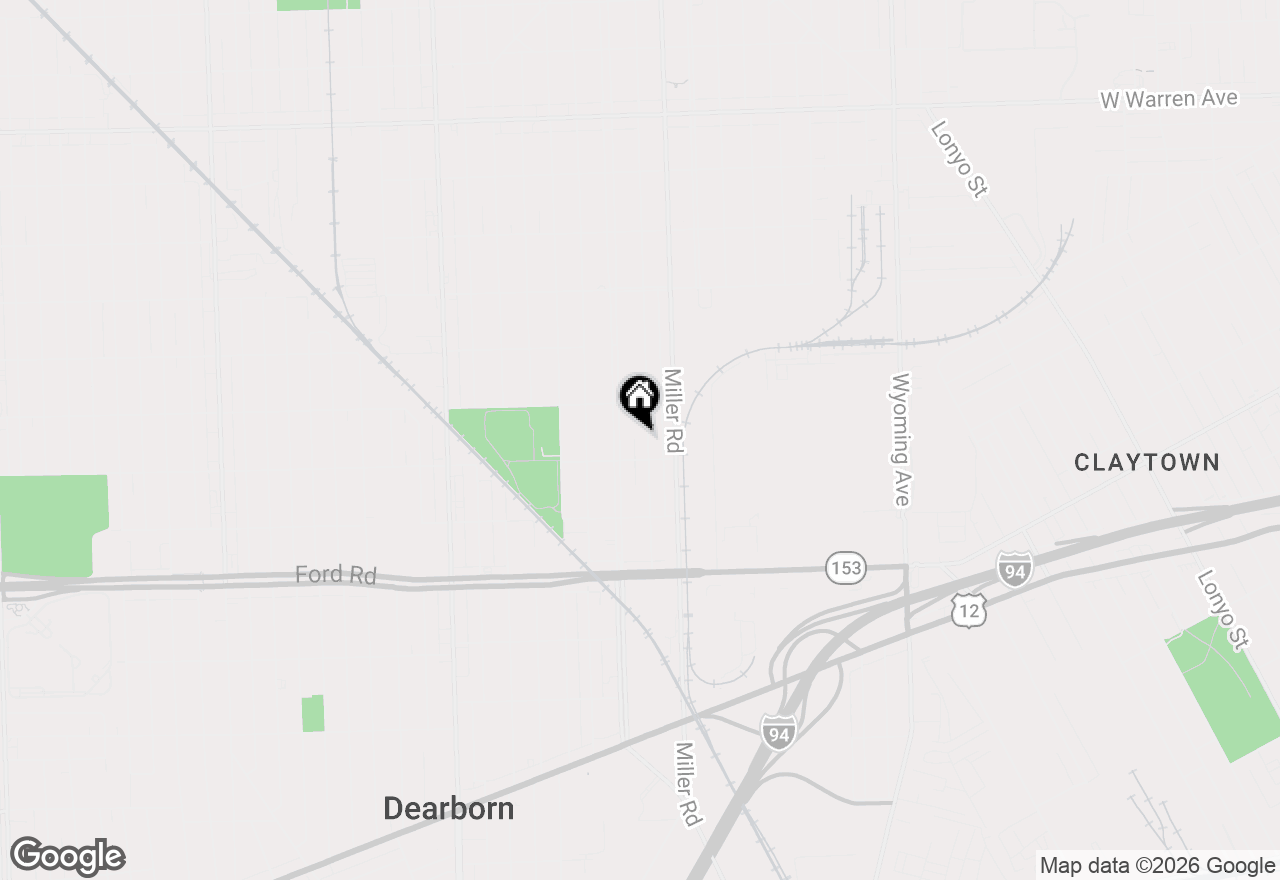 Map of 6037 Appoline Street #4, Dearborn, MI 48126