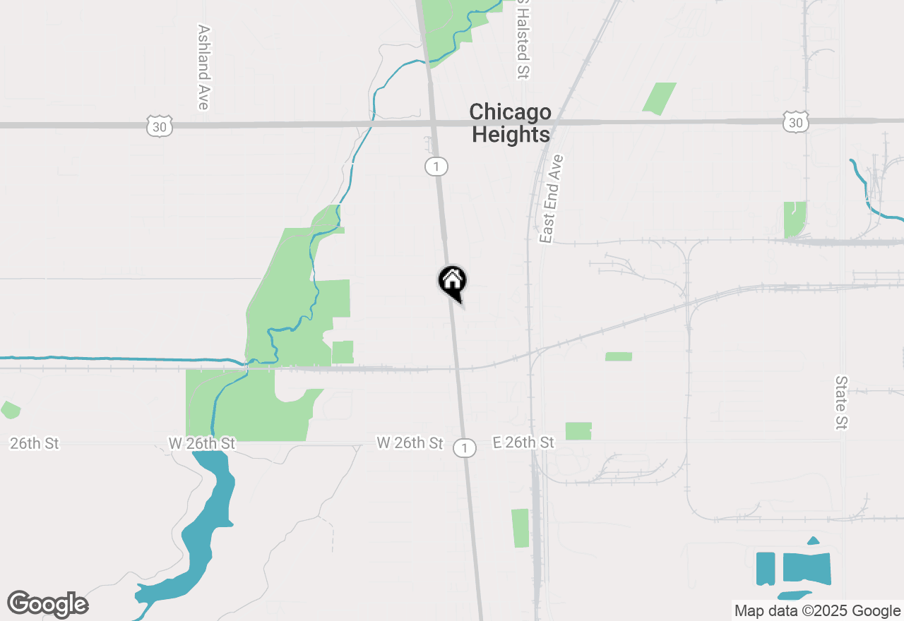 Map of 1901 Chicago Road, Chicago Heights, IL 60411