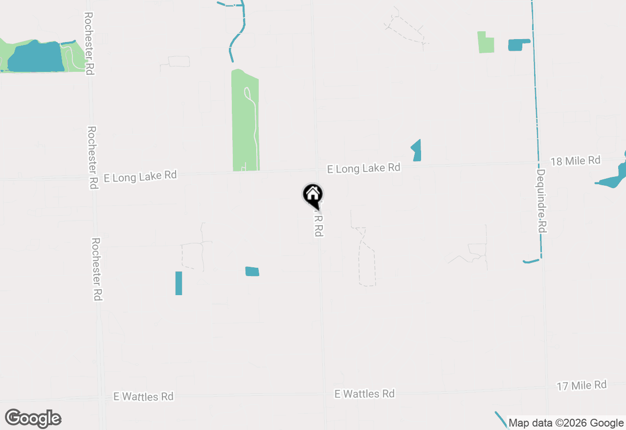 Map of 1977 Hazel Nut Lane, Troy, MI 48085