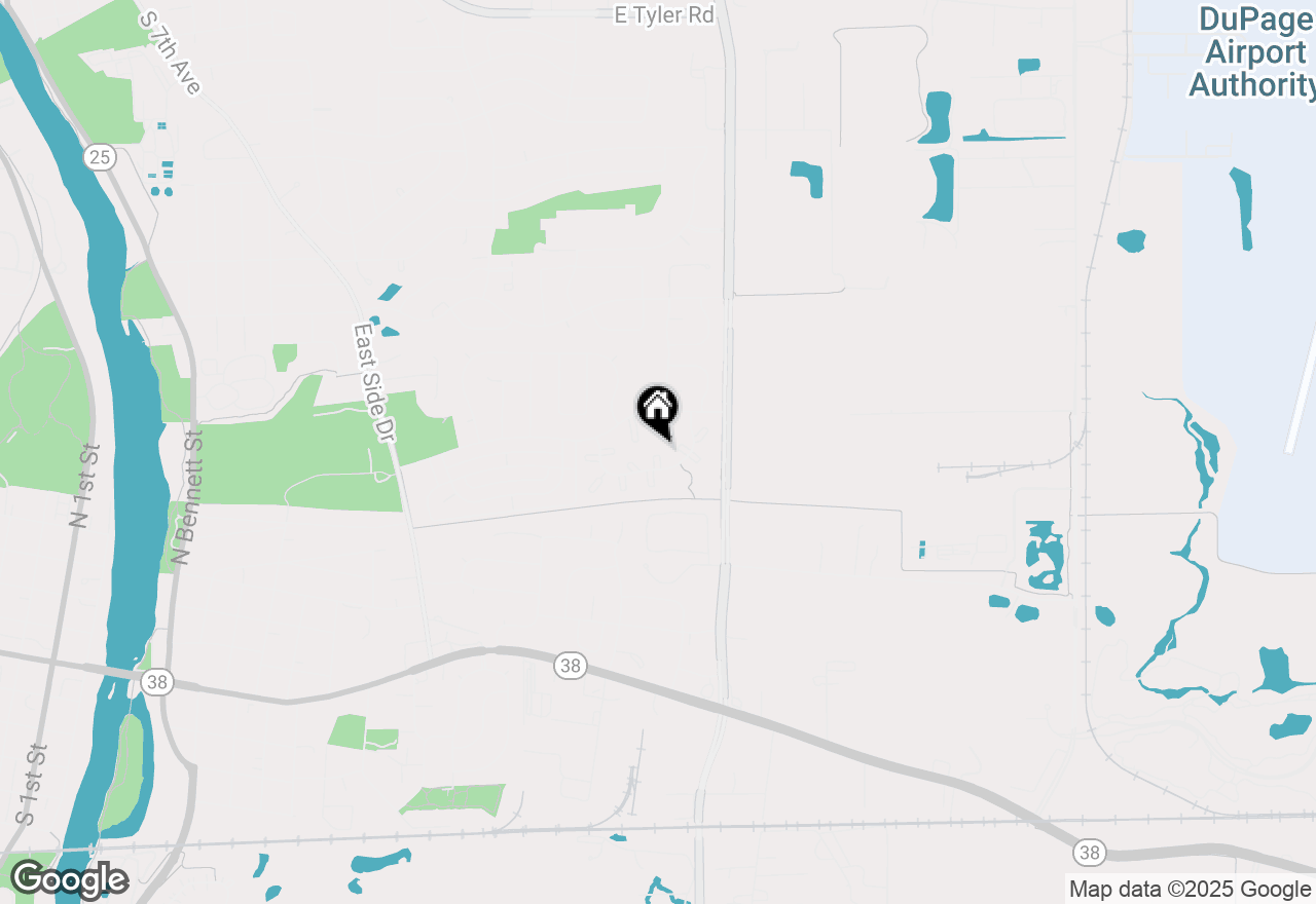 Map of 1419 Potomac Court, Geneva, IL 60134