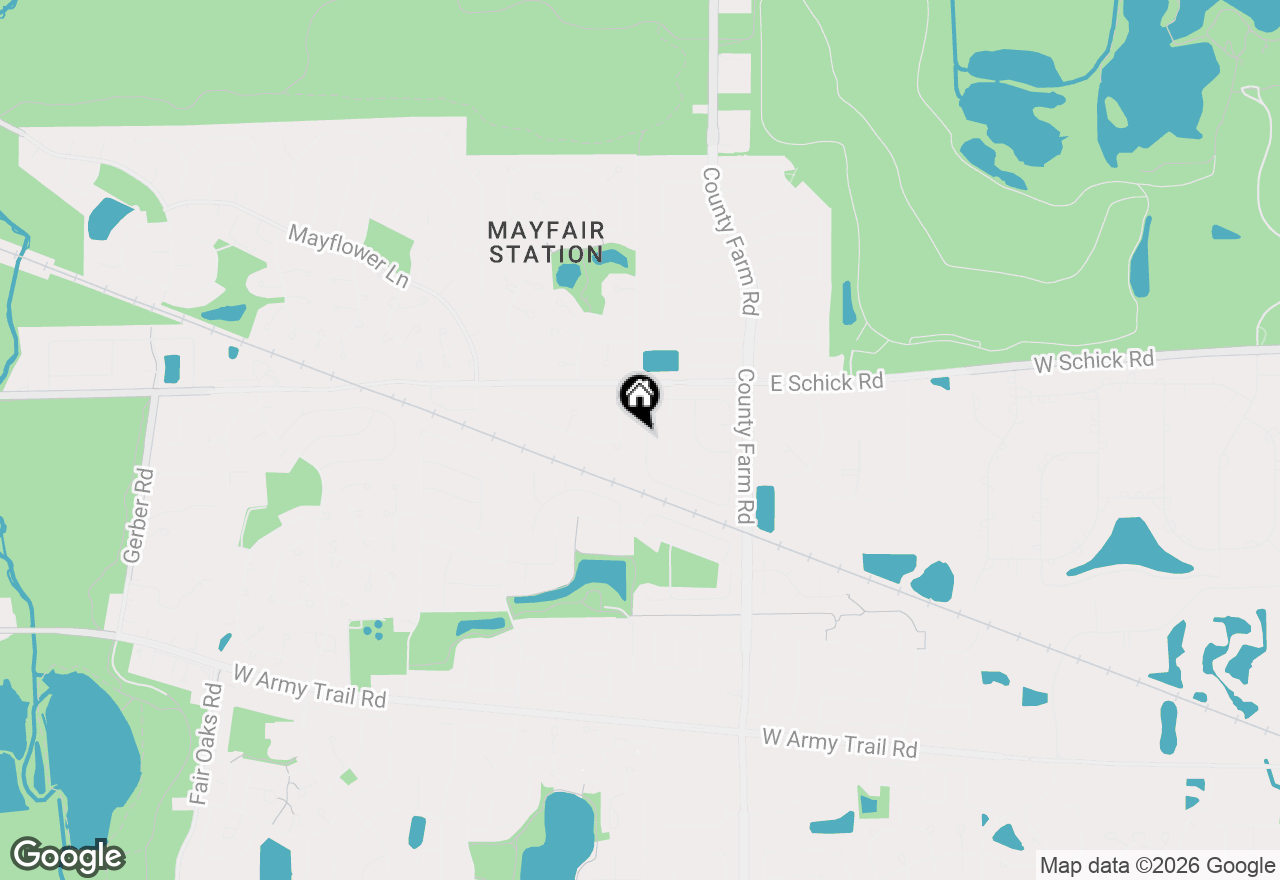 Map of 1901 Pastoral Lane, Hanover Park, IL 60133