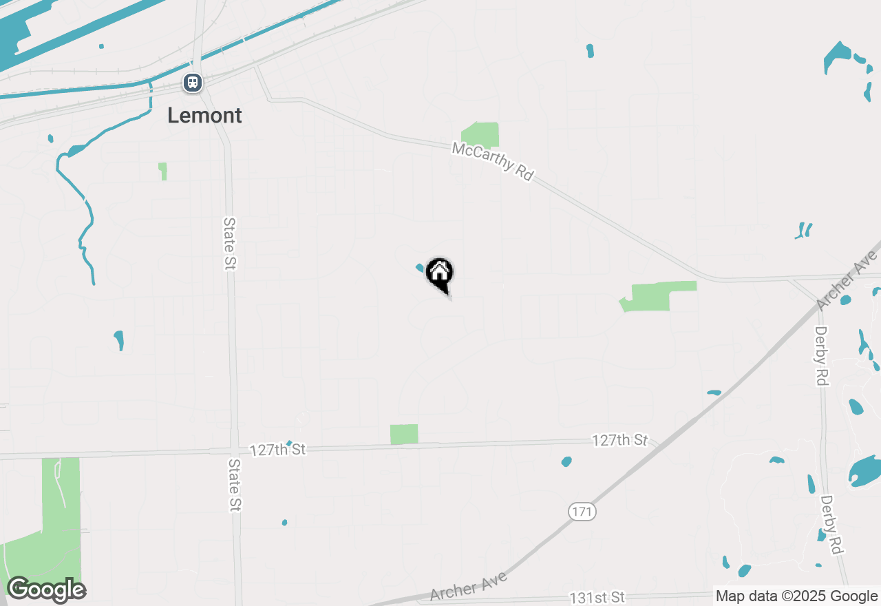 Map of 1108 Berkley Lane, Lemont, IL 60439