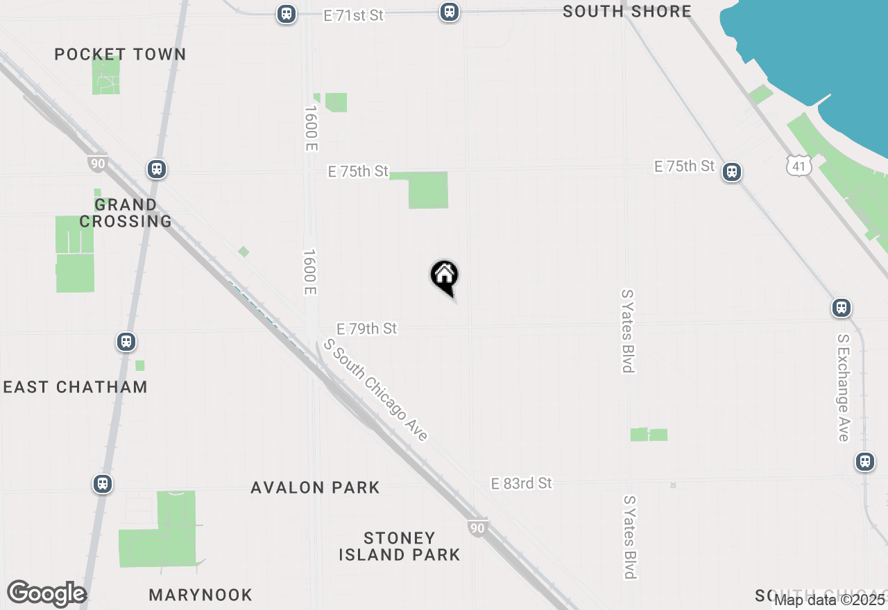 Map of 7824 S Euclid Avenue, Chicago, IL 60649