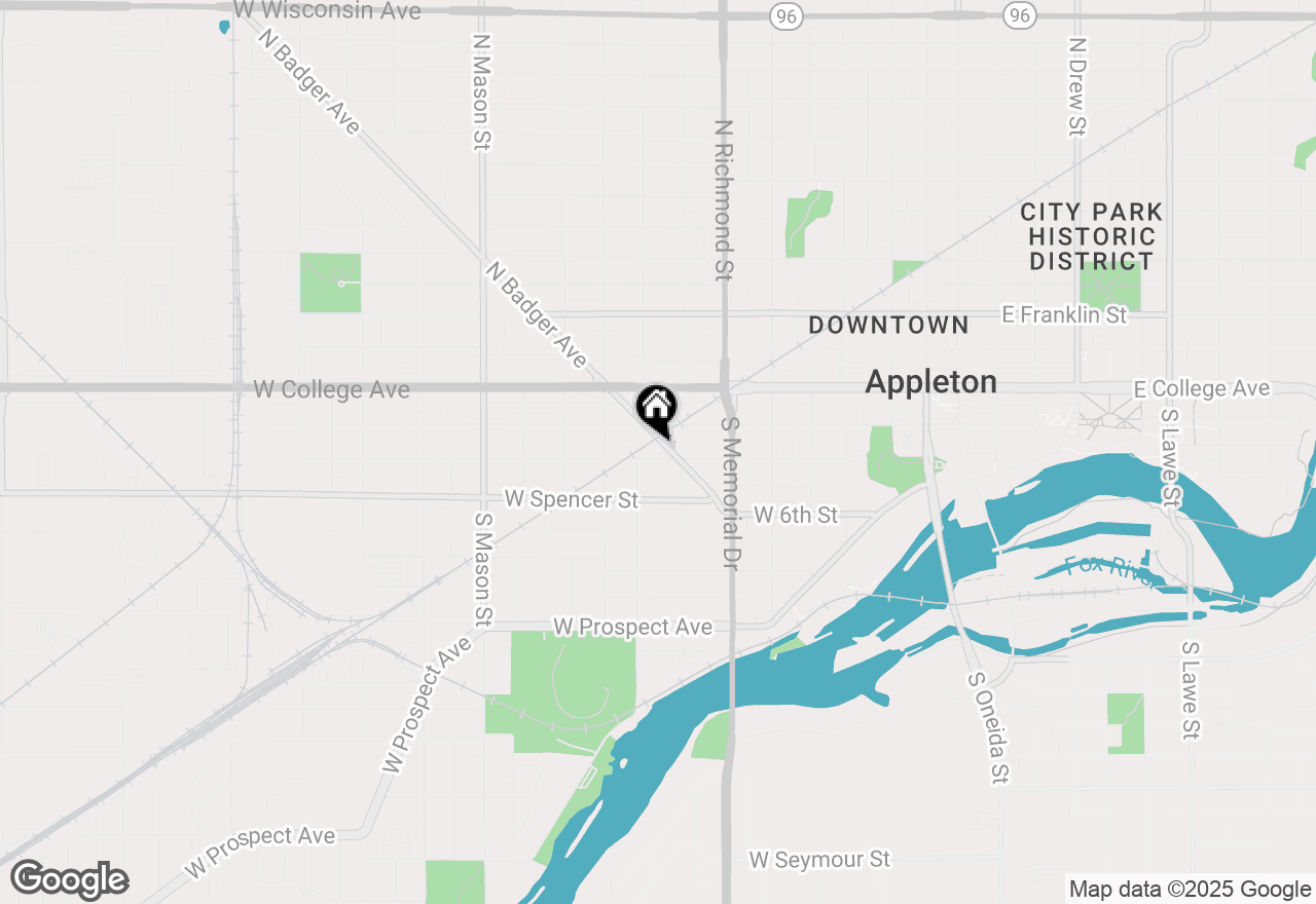 Map of 824 W 8th Street, Appleton, WI 54914