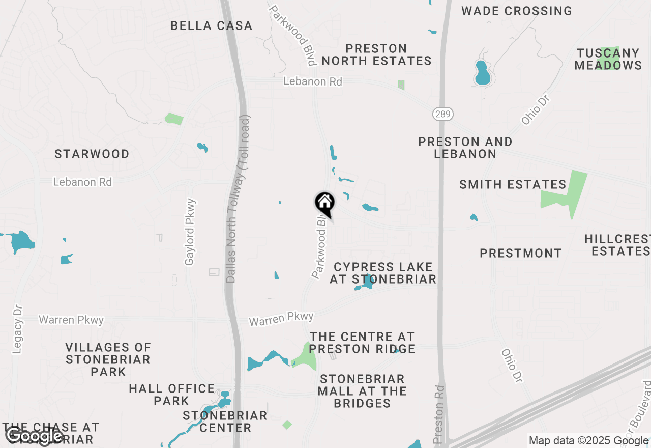 Map of 4273 Shavano Drive, Frisco, TX 75034