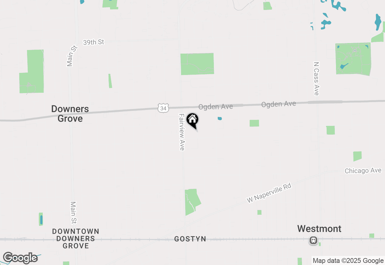 Map of 4426 Florence Avenue, Downers Grove, IL 60515