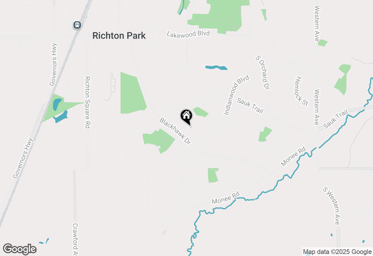 Map of 223 Miami Street, Park Forest, IL 60466