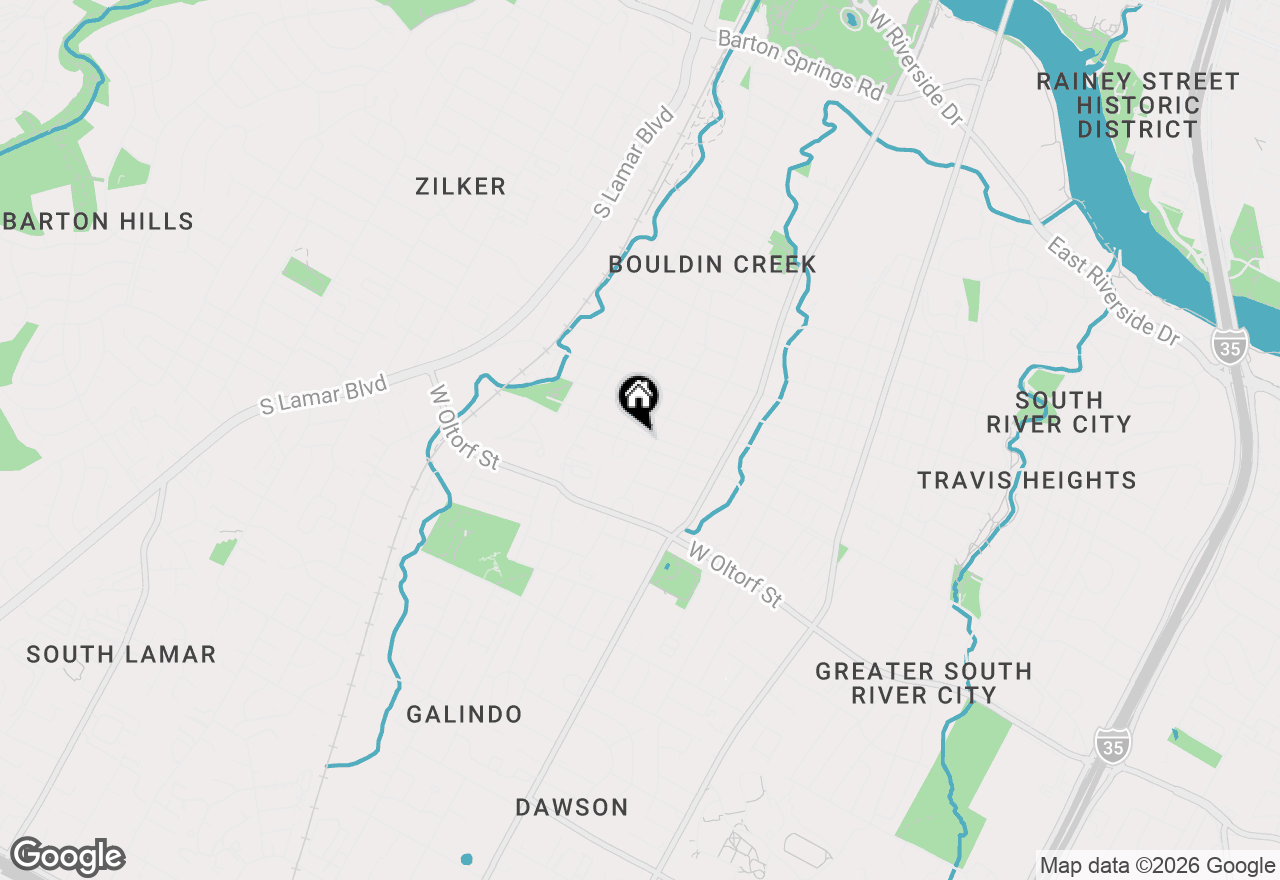 Map of 806 W Live Oak St #2, Austin, TX 78704
