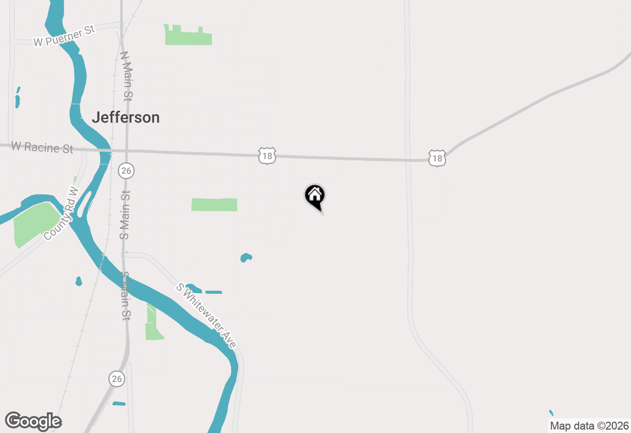 Map of 507 Golf Dr, Jefferson, WI 53549