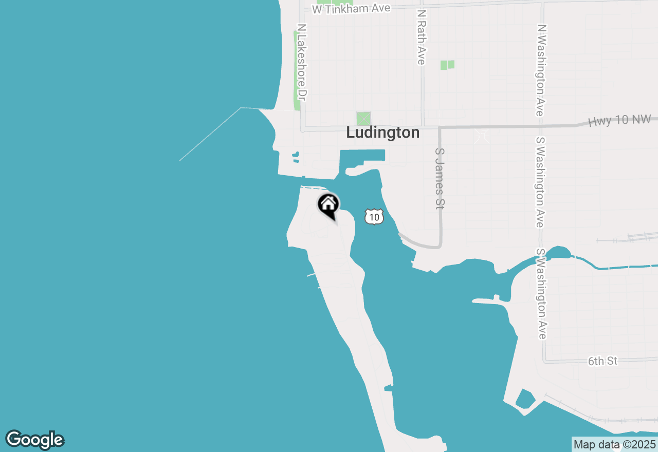 Map of 368 Harbor Drive #104, Ludington, MI 49431