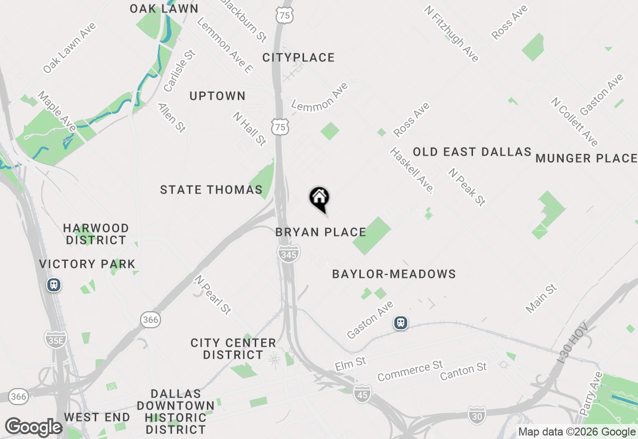 Map of 3200 Ross Avenue #40, Dallas, TX 75204