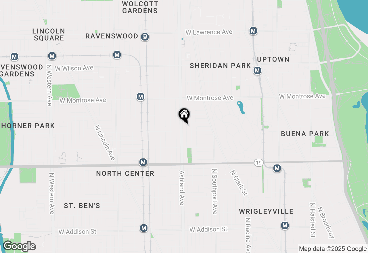 Map of 4213 N Ashland Avenue #3, Chicago, IL 60613
