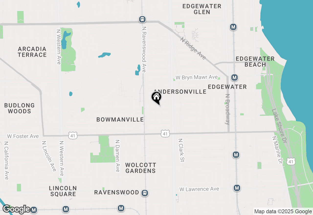 Map of 5354 N Paulina Street, Chicago, IL 60640