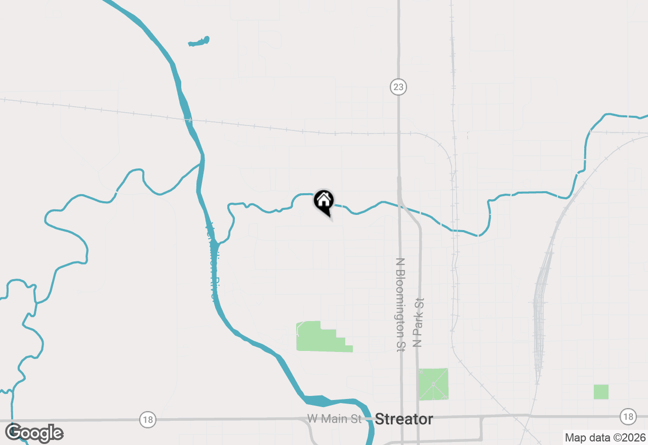 Map of 416 W Bluff Street, Streator, IL 61364