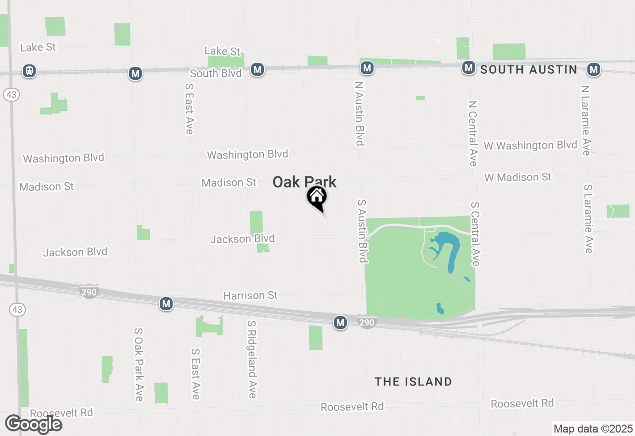 Map of 611 S Taylor Avenue, Oak Park, IL 60304