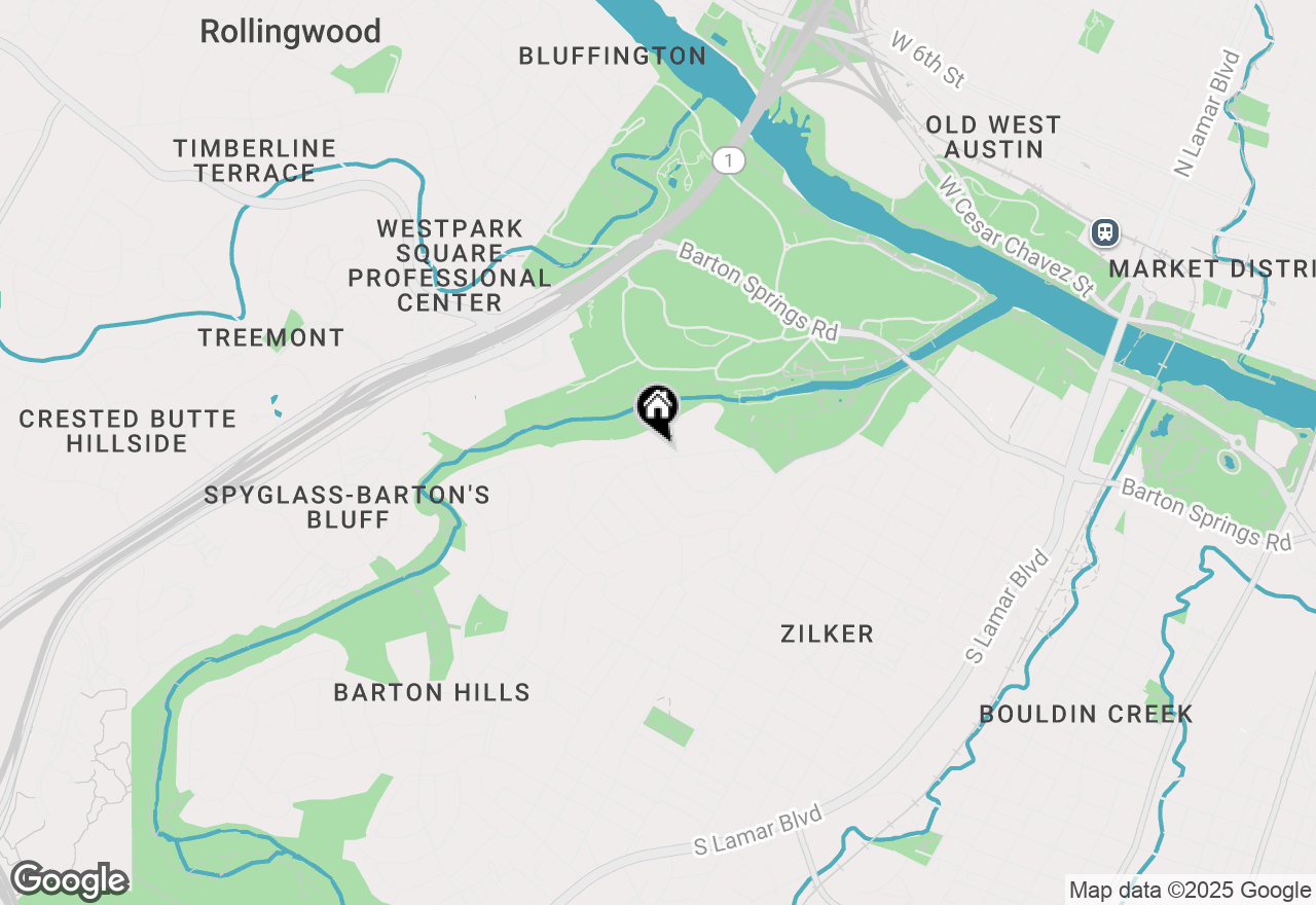 Map of 1240 Barton Hills Dr #104, Austin, TX 78704