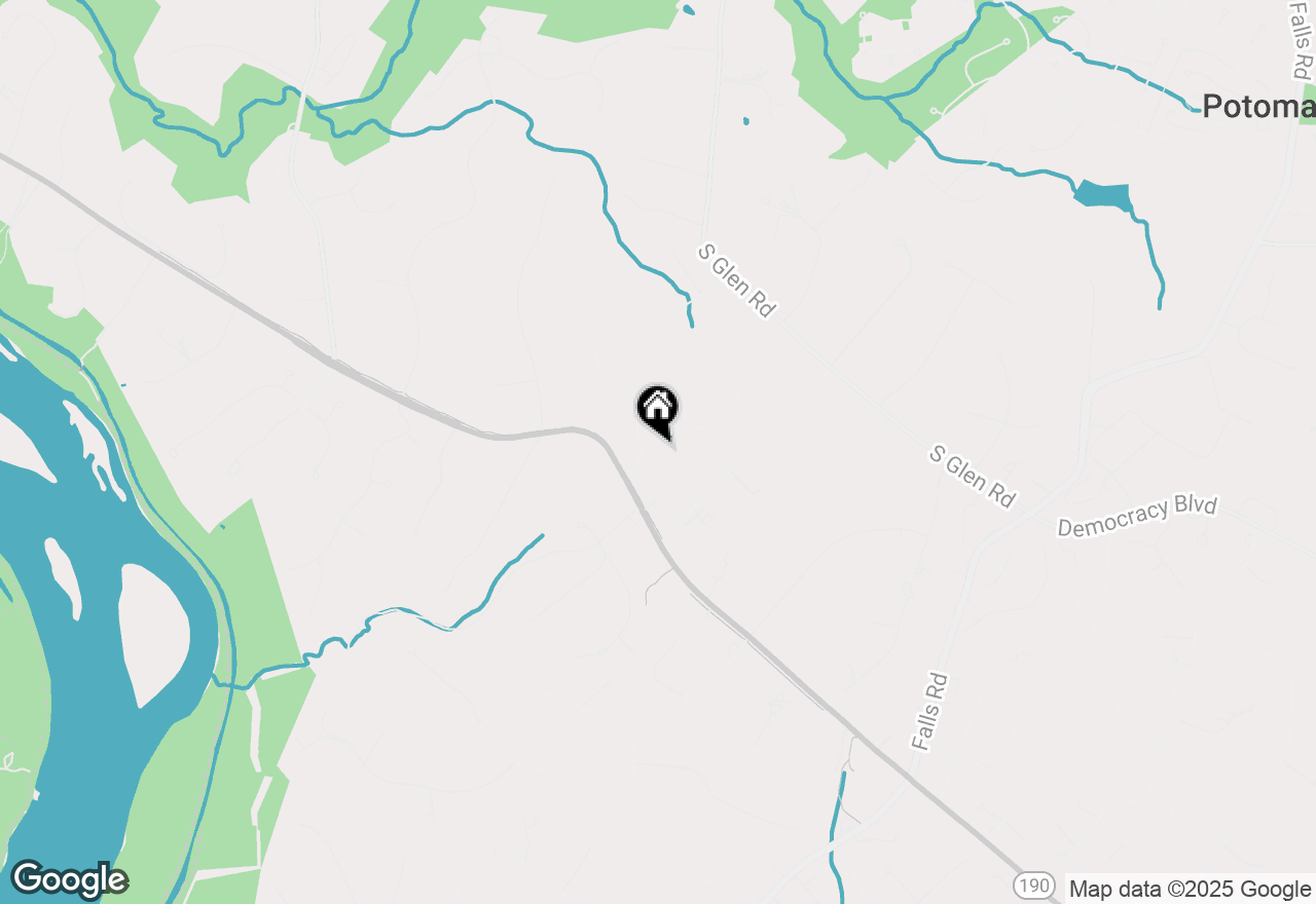 Map of 10605 River Oaks Lane, Potomac, MD 20854