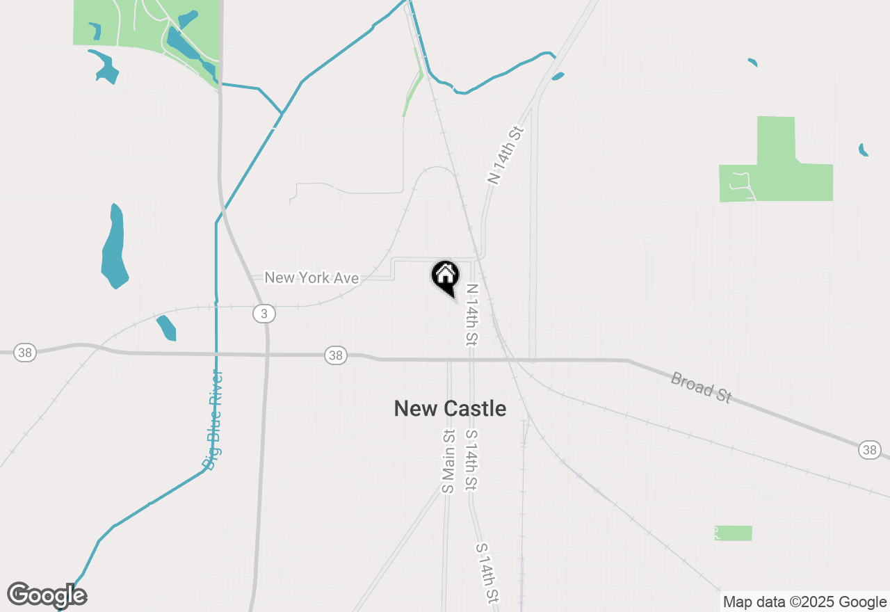 Map of 321 N Main Street, New Castle, IN 47362