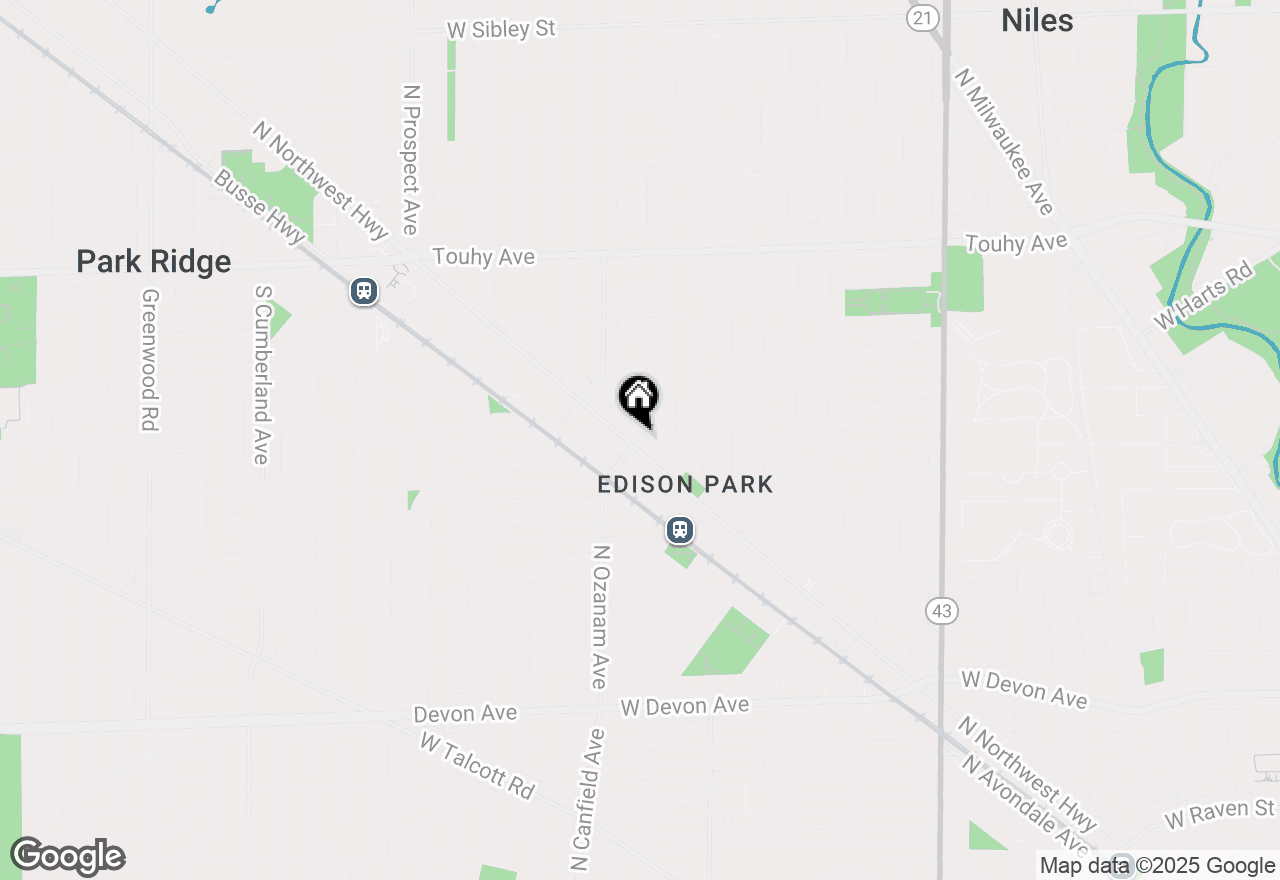 Map of 6839 N Northwest Highway #2B, Chicago, IL 60631