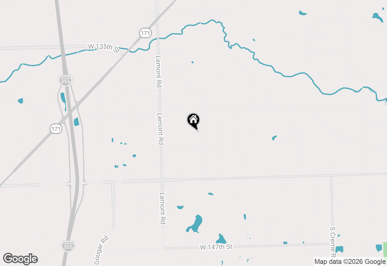 Map of 13108 W Mulranny Drive, Homer Glen, IL 60491