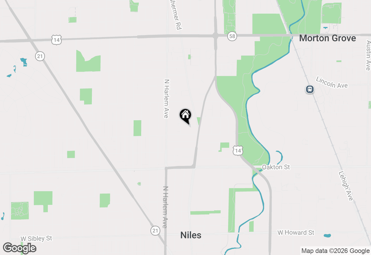 Map of 7057 W Madison Street, Niles, IL 60714