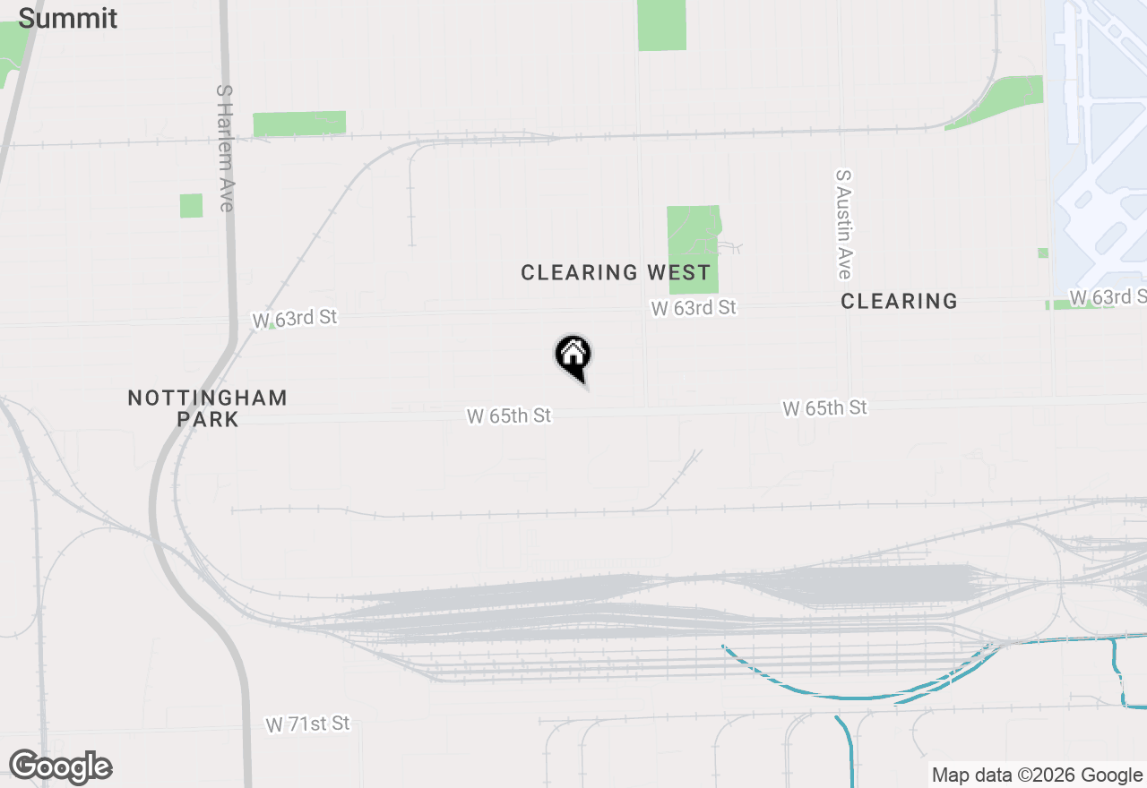 Map of 6525 W 64th Place #1W, Chicago, IL 60638