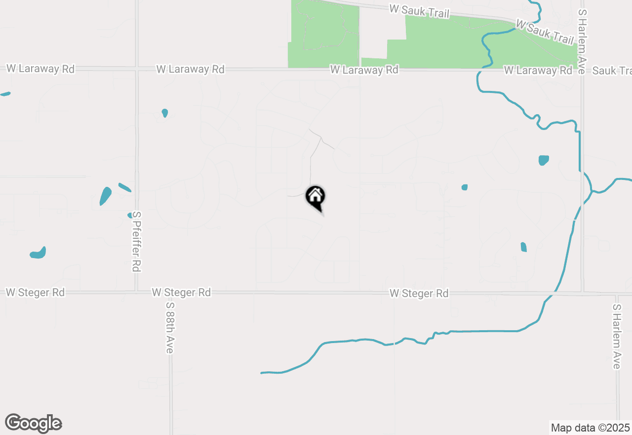 Map of 22844 Lakeview Estates Boulevard, Frankfort, IL 60423