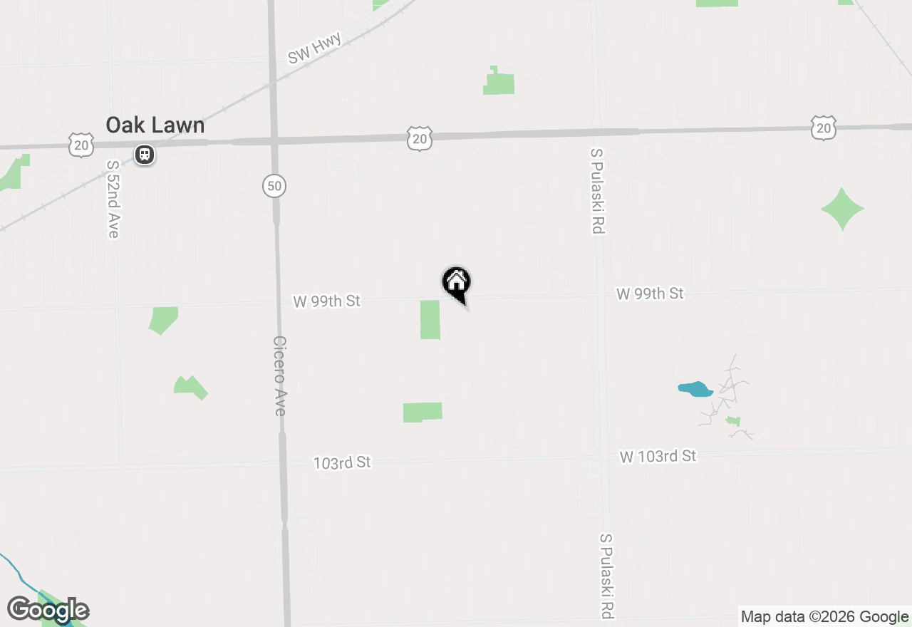Map of (Address confidential), Oak Lawn, Illinois 60453