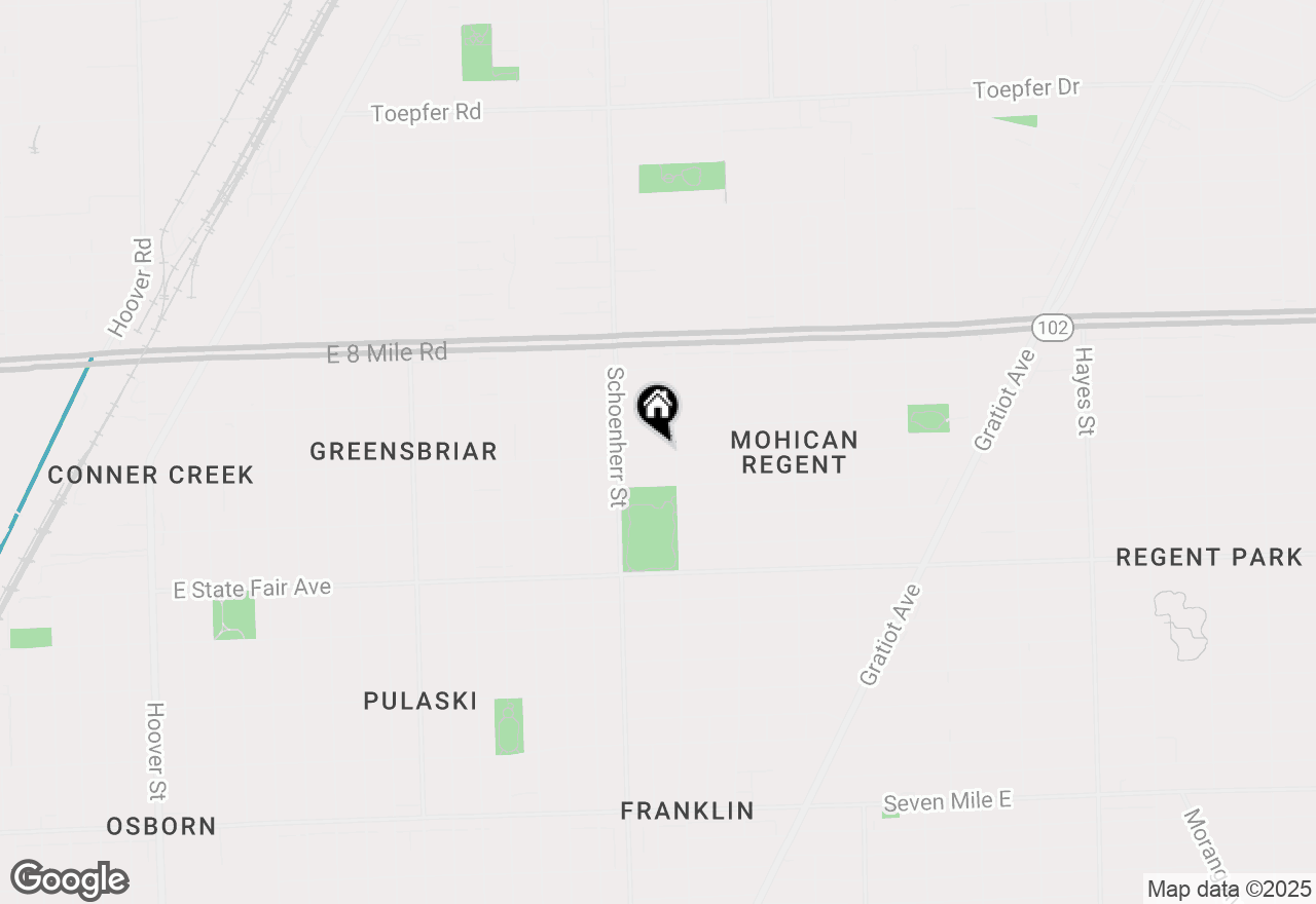 Map of 13679 Bringard Drive, Detroit, MI 48205
