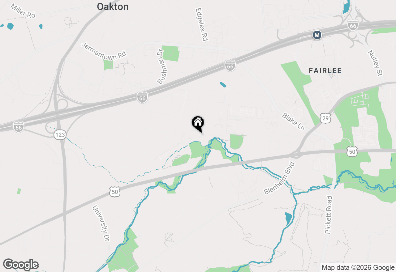 Map of 3262 Cambridge Court, Fairfax, VA 22030