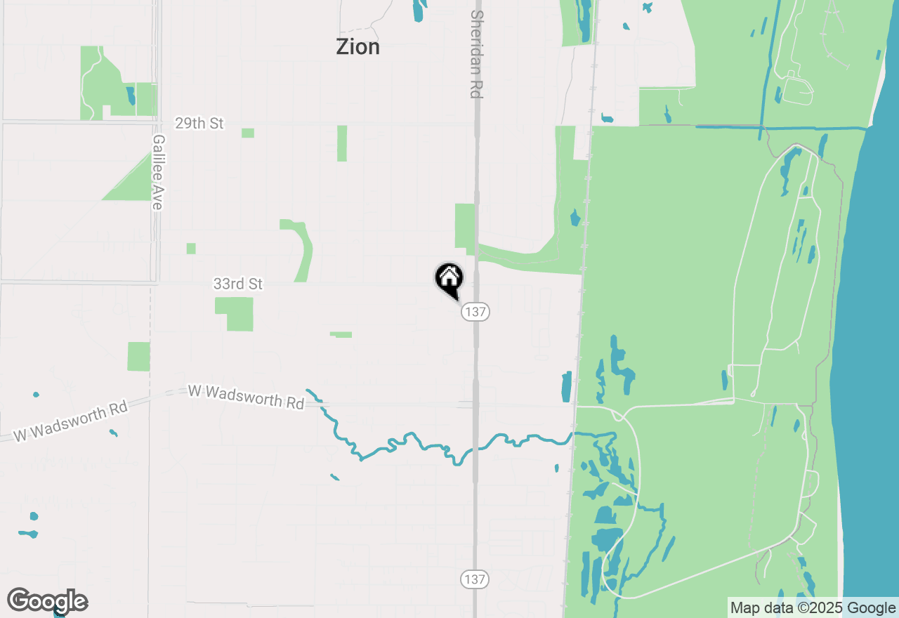 Map of 3324 Colgate Avenue, Zion, IL 60099