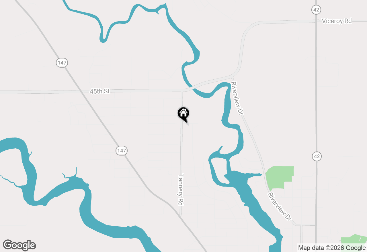 Map of 3925 Tannery Rd, Two Rivers, WI 54241