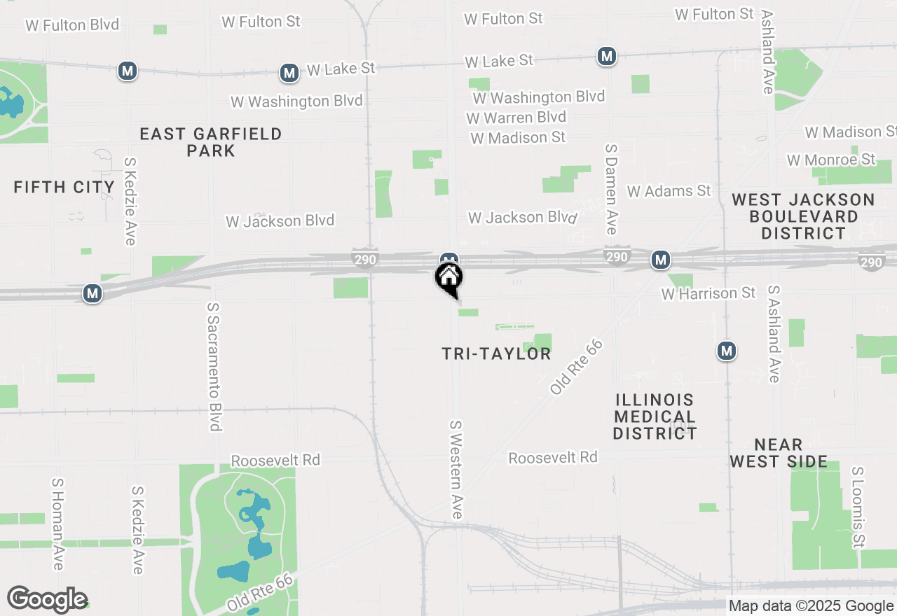 Map of 612 S Western Avenue #3, Chicago, IL 60612