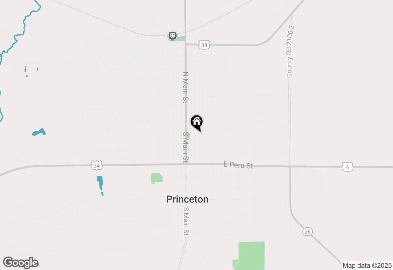 Map of 15 S Vernon Street, Princeton, IL 61356