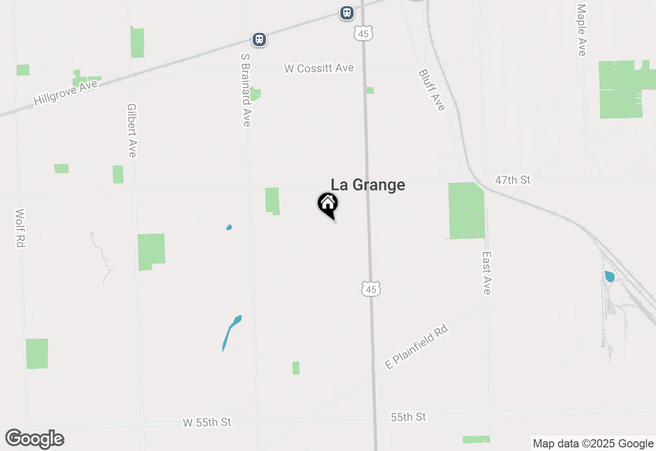 Map of 617 S Catherine Avenue, La Grange, IL 60525