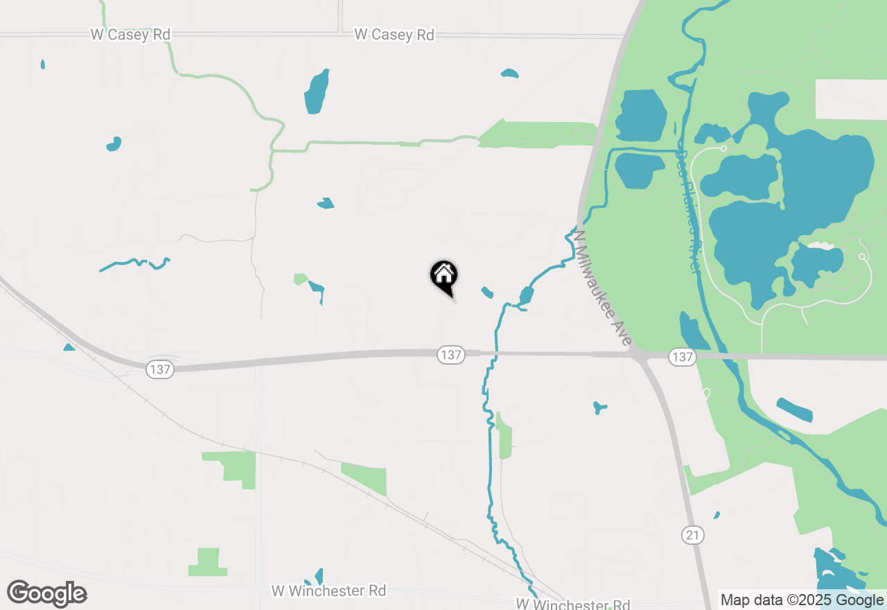 Map of 1922 Forest Creek Lane, Libertyville, IL 60048