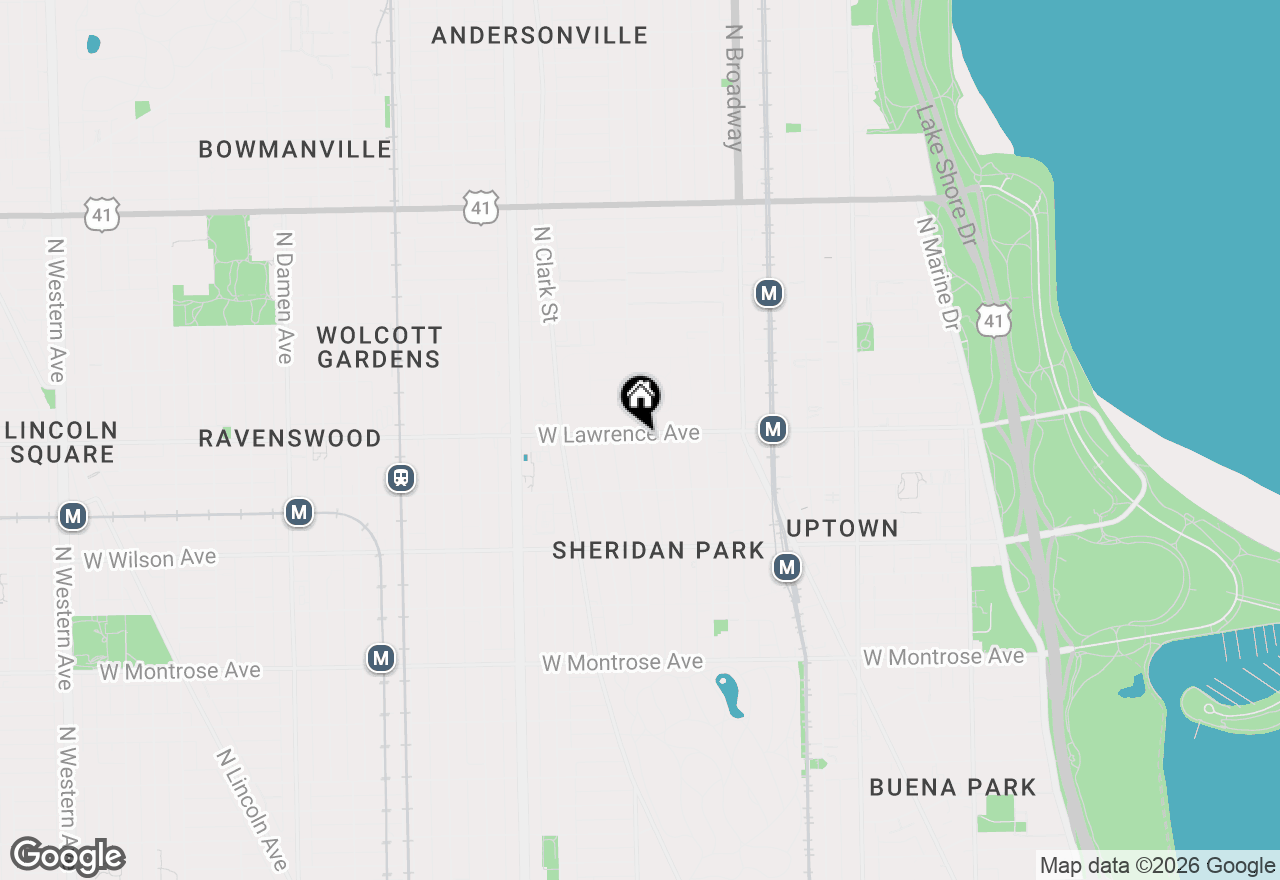 Map of 4753 N Beacon Street #2, Chicago, IL 60640