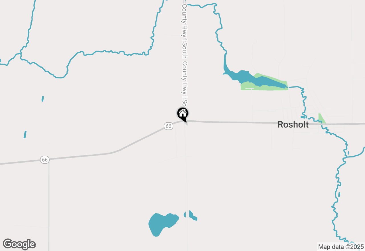 Map of 3390 St Aldaberts Road, Rosholt, WI 54473