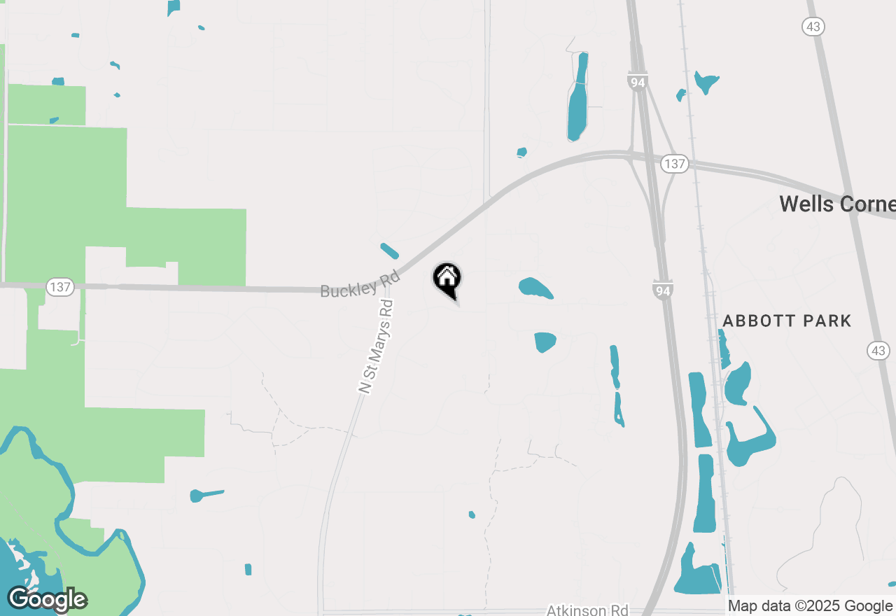 Map of 1768 White Fence Lane, Libertyville, IL 60048