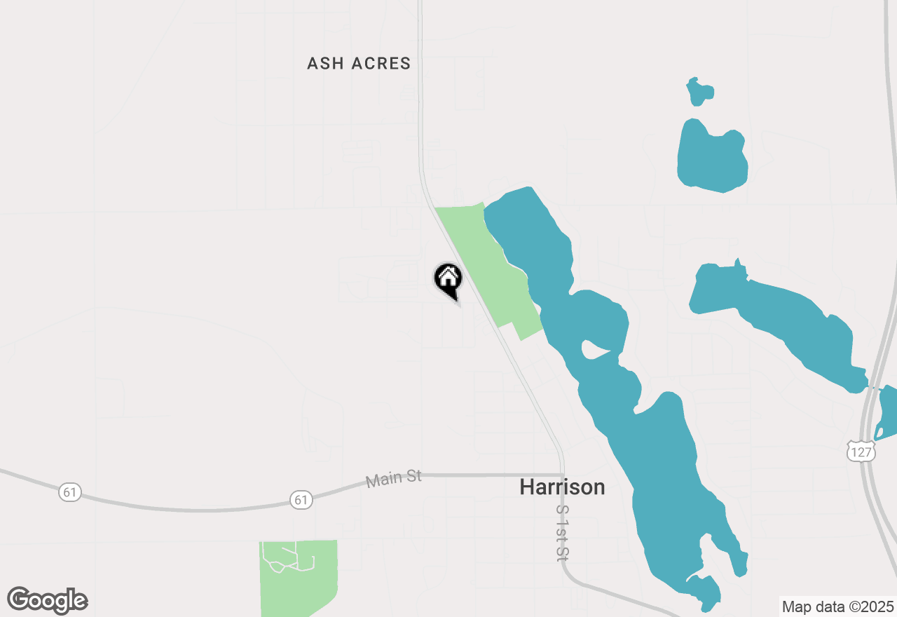 Map of 806 N Oaklawn St Street, Harrison, MI 48625