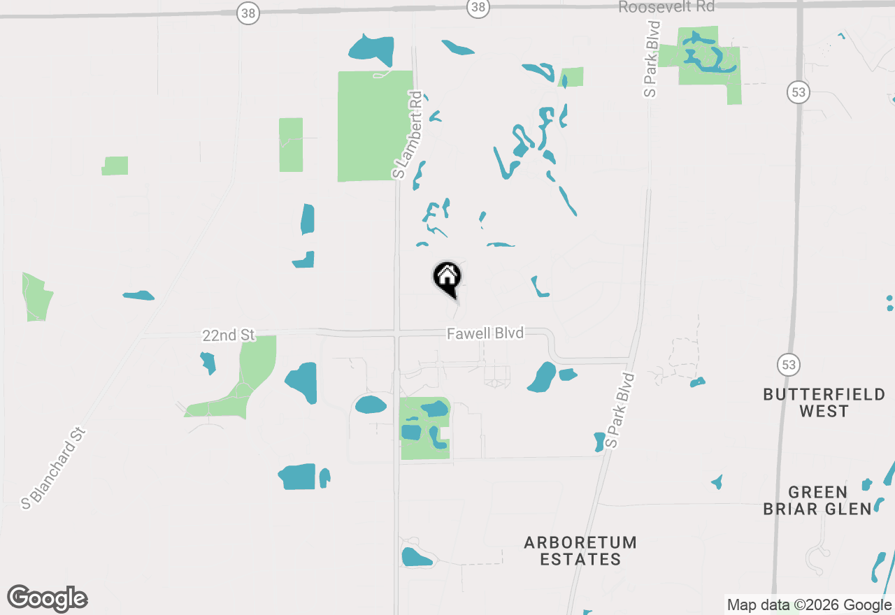 Map of 423 Ramblewood Drive #D, Glen Ellyn, IL 60137