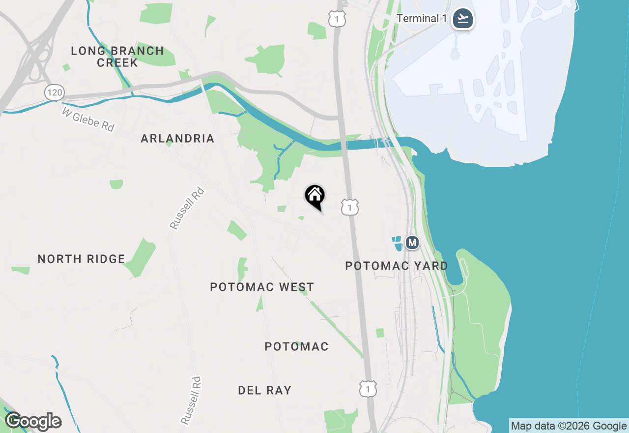Map of 141 Lynhaven Drive, Alexandria, VA 22305