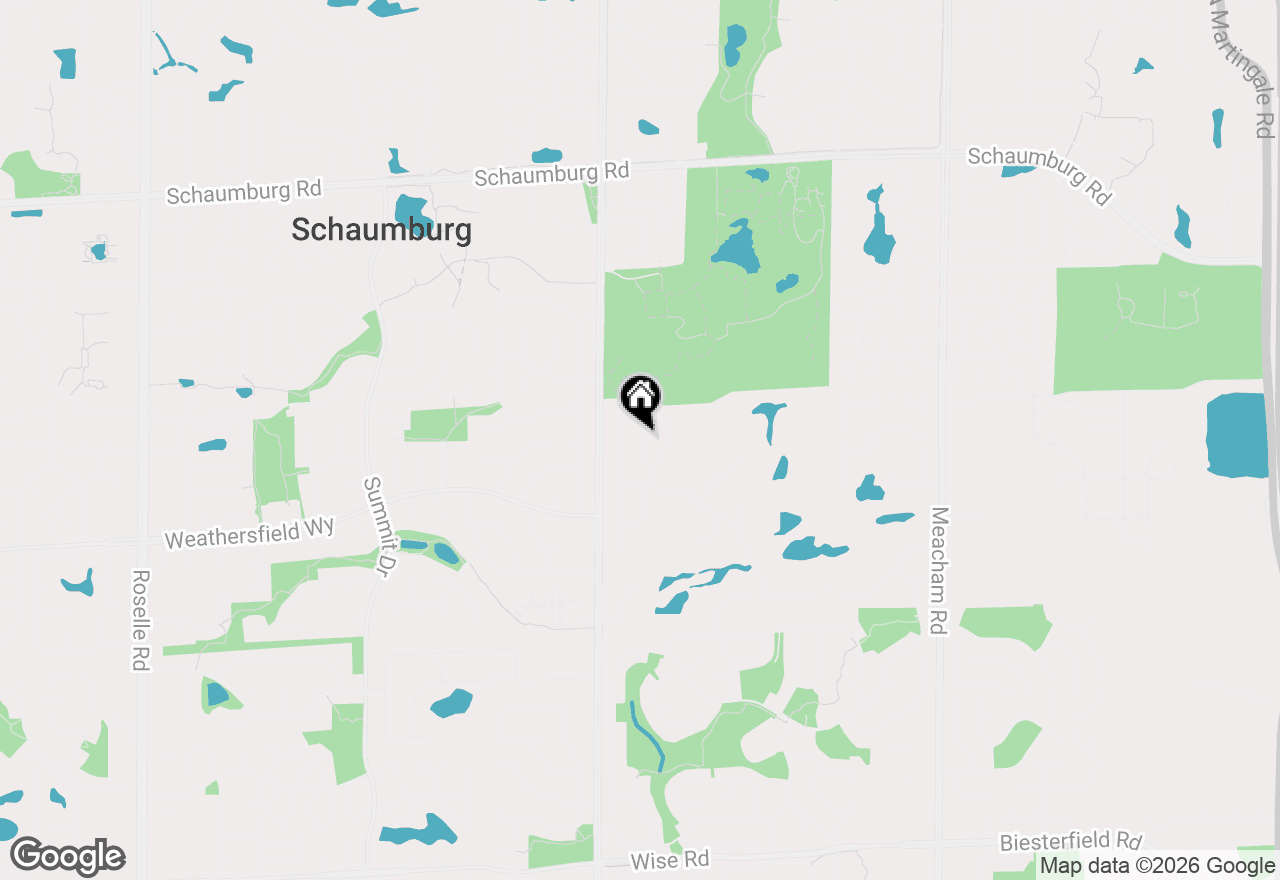 Map of 1880 Fox Run Drive #B, Elk Grove Village, IL 60007