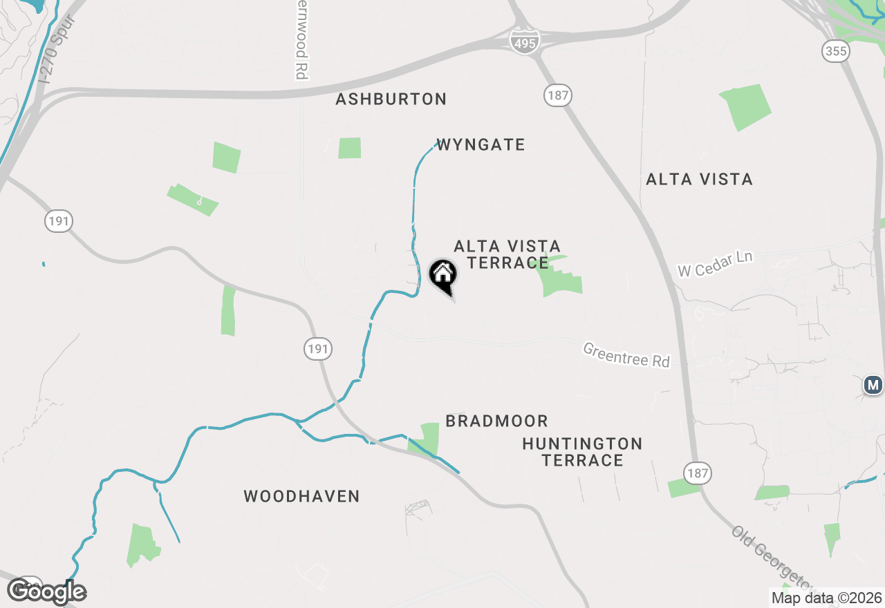 Map of 8932 Bradmoor Drive, Bethesda, MD 20817