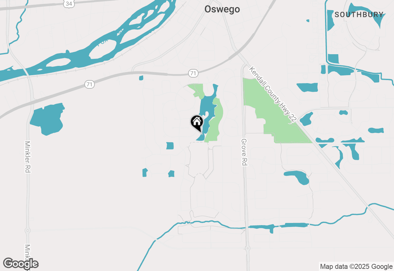 Map of 683 Churchill Lane, Oswego, IL 60543