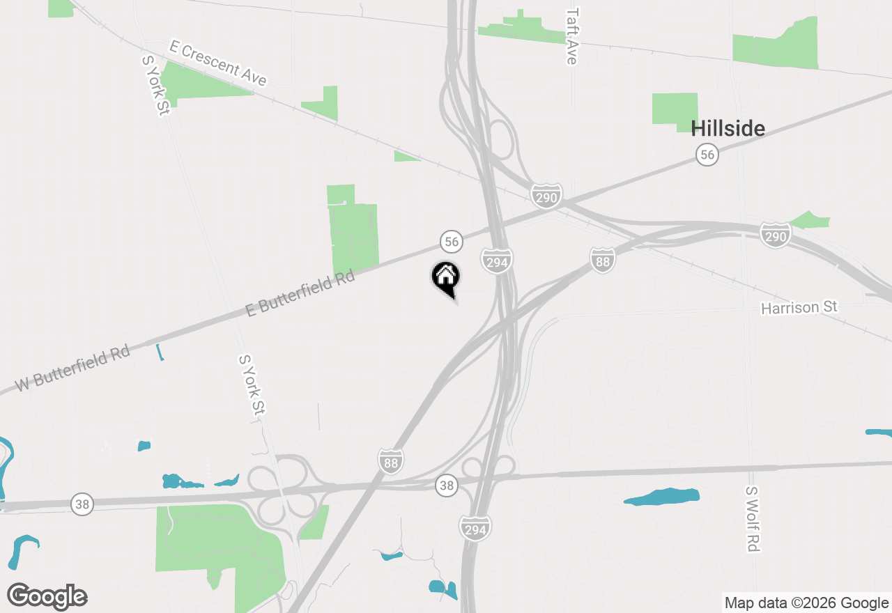 Map of 956 S Cadwell Avenue, Elmhurst, IL 60126