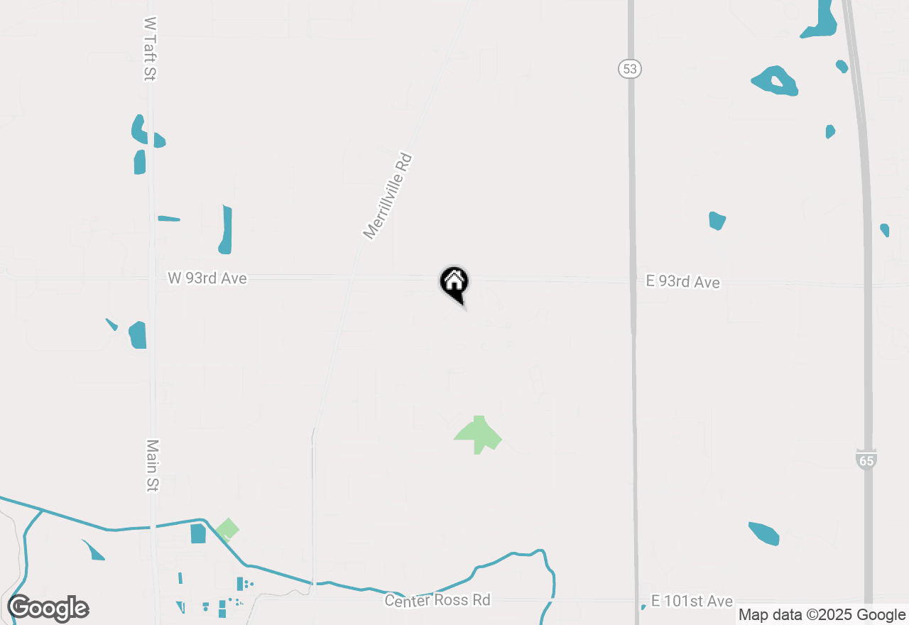 Map of 1362 W 94th Court, Crown Point, IN 46307