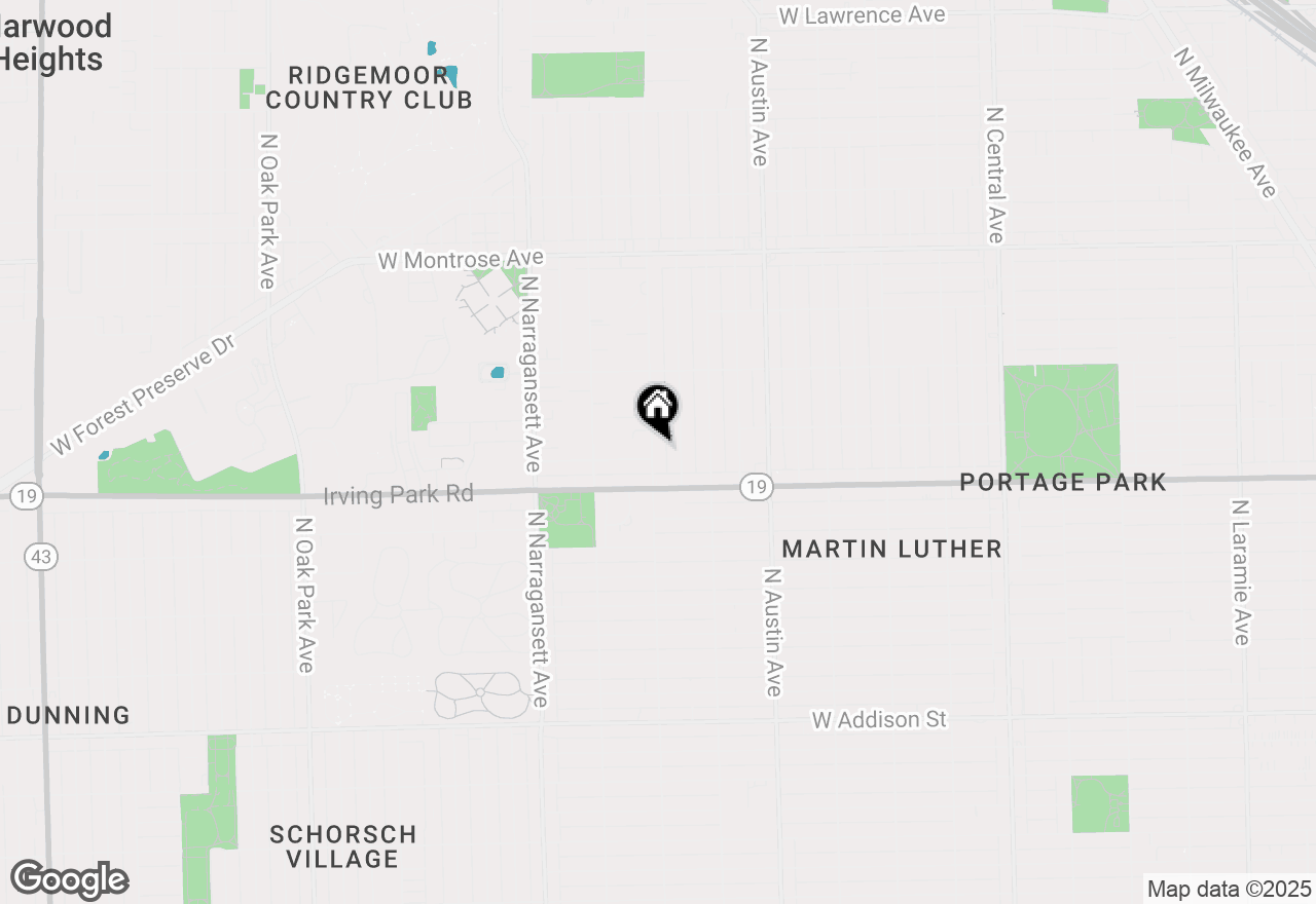 Map of 4039 N Melvina Avenue, Chicago, IL 60634